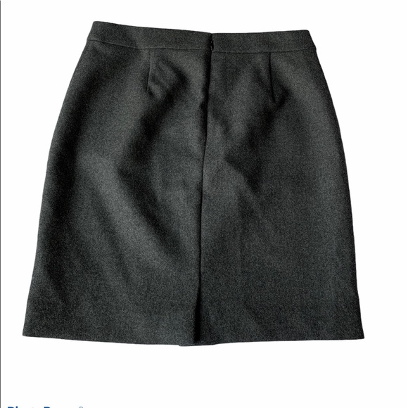 J. Crew Charcoal Grey No. 2 Pencil Skirt sz 4 - Picture 2 of 4